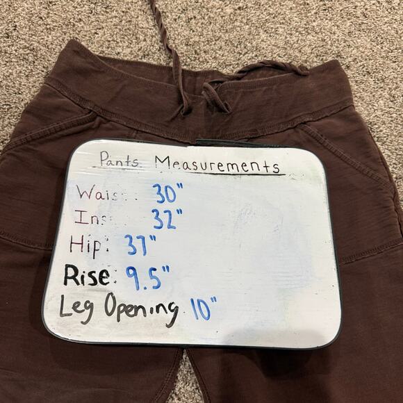 Vintage 90s y2k Women's Mocha Brown Maurices Wide Leg Baggy Flare Sweatpants - Picture 9 of 9